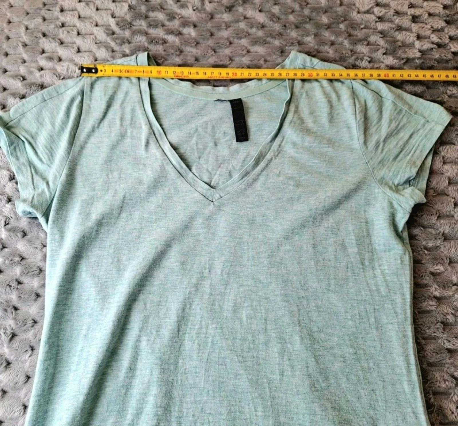 Adidas V-Neck T-Shirt Retro Y2K 2000s Sportswear – photo 6